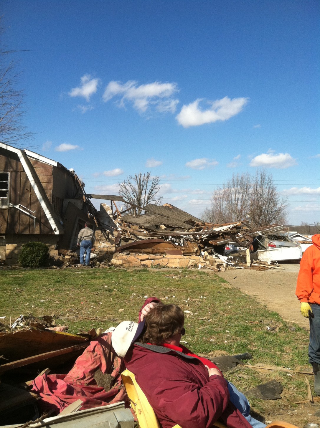 My grandparents house ... or what's left of it.